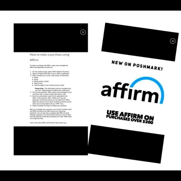 📣📣 Now use Affirm on Poshmark for purchase to pay over time!! 📣📣 - Picture 2 of 4